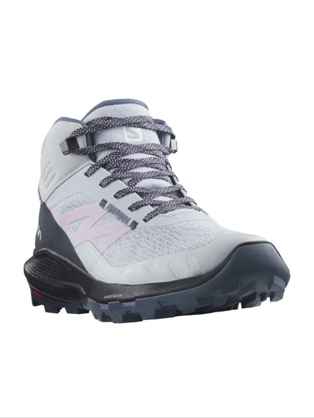 Salomon OUTpulse Mid GTX W Women's Hiking Shoes Arctic/orchid Bloom Size 7.5 M - Picture 2 of 9
